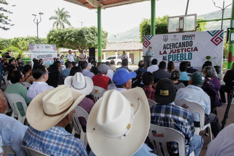 Poder Judicial acerca la justicia a Soyaló con programa de atención ciudadana