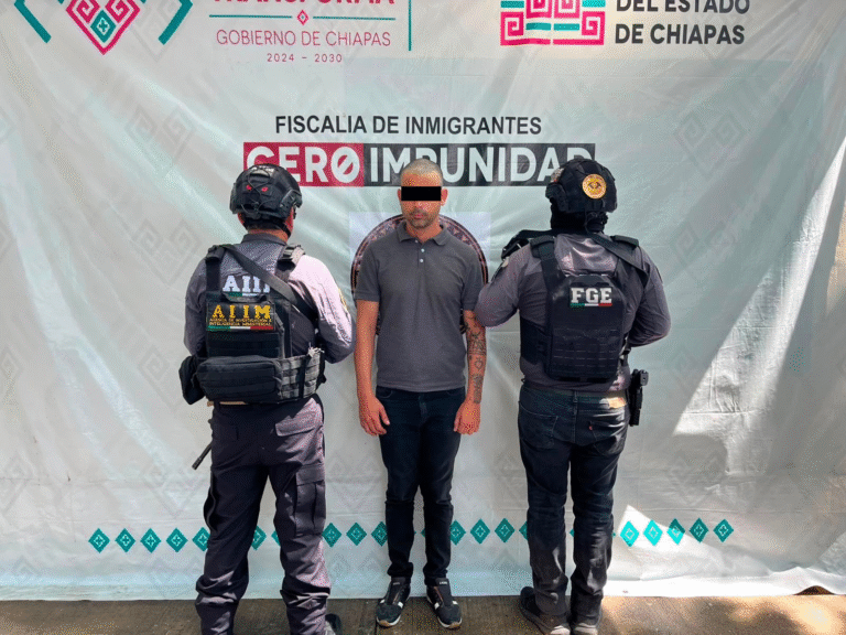 Detienen en Chiapas a presunto feminicida buscado por autoridades de Quintana Roo
