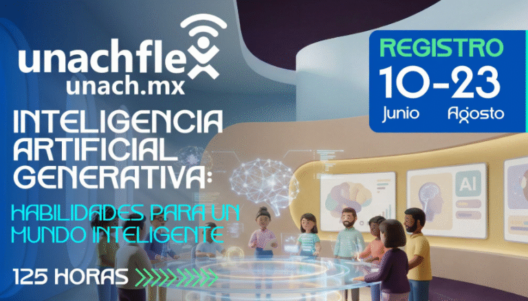 UNACH abre diplomado en Inteligencia Artificial Generativa para fortalecer habilidades digitales