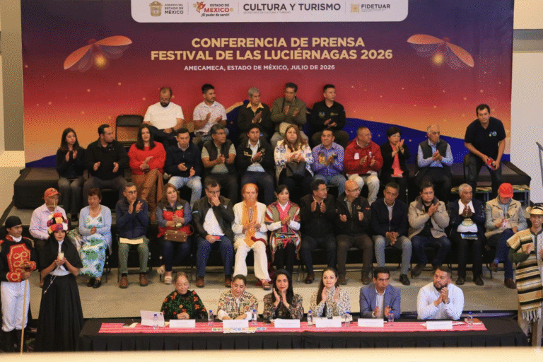 Presentan la sexta edición del Festival Internacional de las Luciérnagas 2026 en el Estado de México