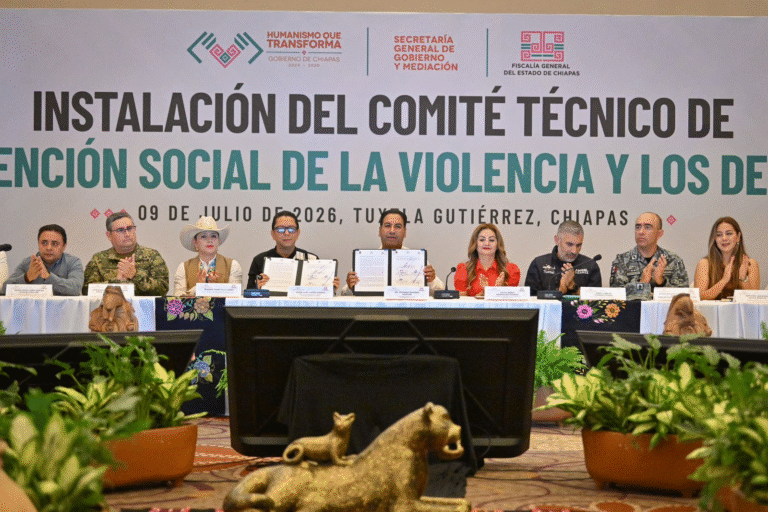 Eduardo Ramírez impulsa una nueva etapa para consolidar la paz en Chiapas