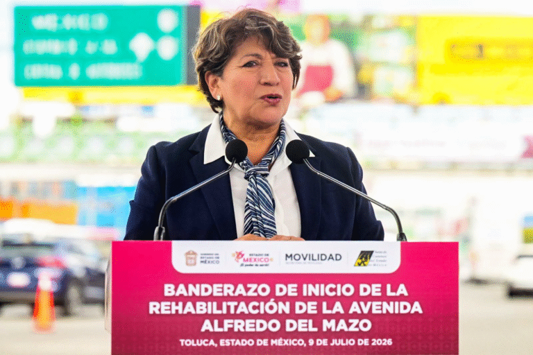 Delfina Gómez inicia rehabilitación de la Avenida Alfredo del Mazo en Toluca; beneficiará a más de 1.6 millones de habitantes