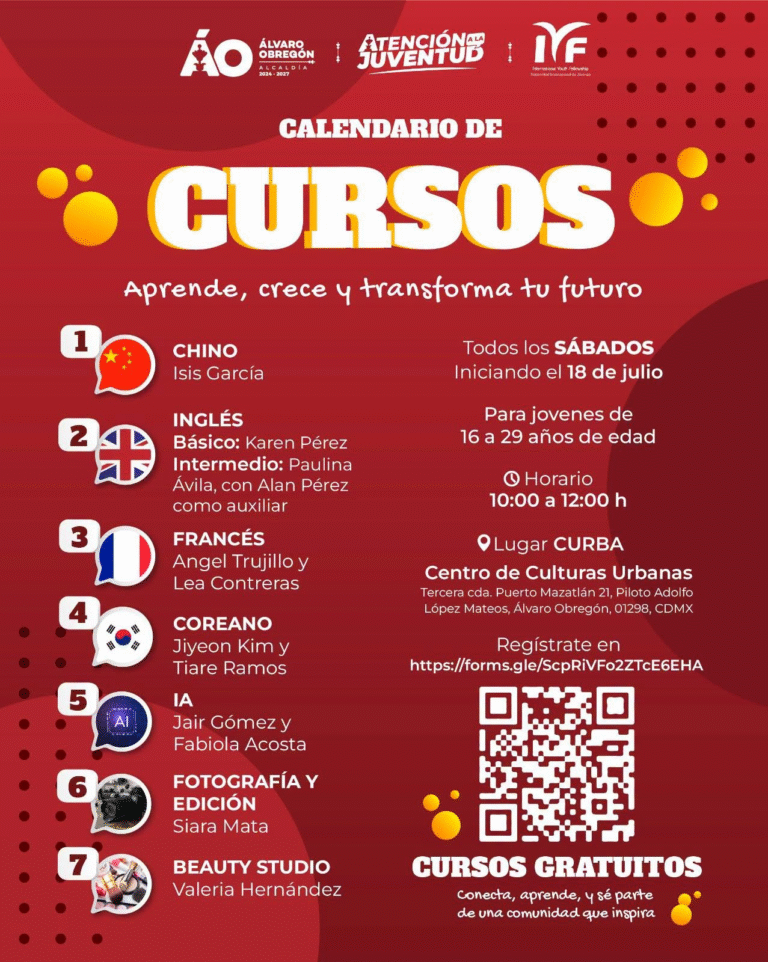 Álvaro Obregón impulsa capacitación gratuita para jóvenes a través del Centro de Culturas Urbanas