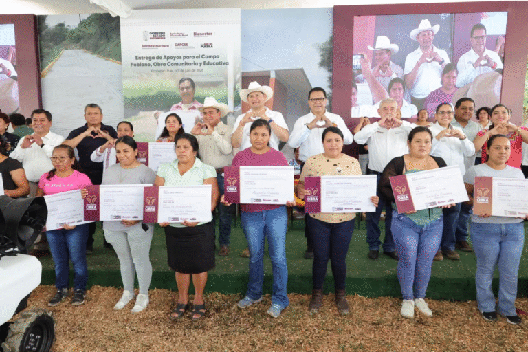 Armenta impulsa obras, apoyos al campo y desarrollo comunitario en la Sierra Norte de Puebla