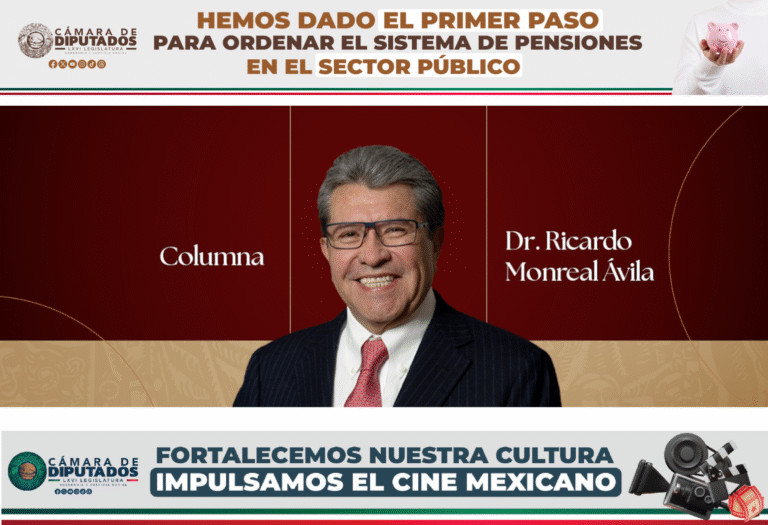 Ricardo Monreal destaca indicadores económicos positivos y respalda estrategia del Gobierno de México