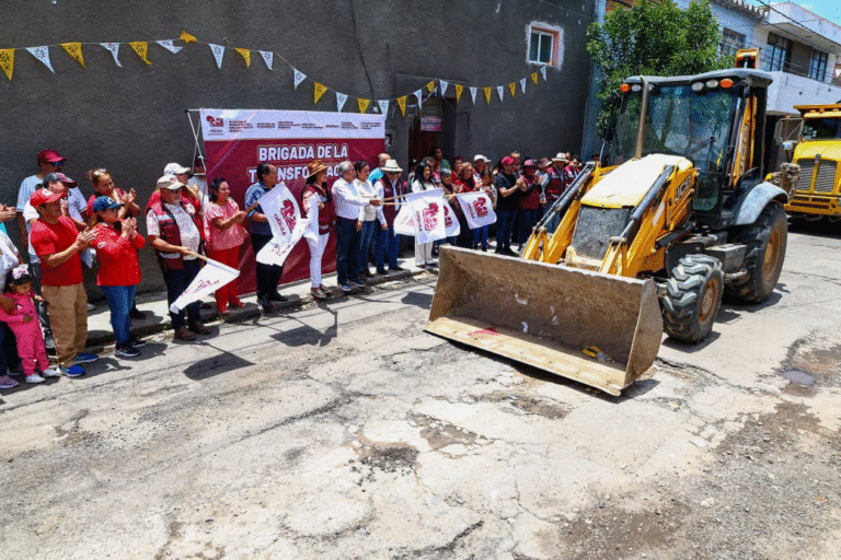 Gobierno de Cholula inicia rehabilitación integral de la calle 3 Norte para mejorar infraestructura urbana