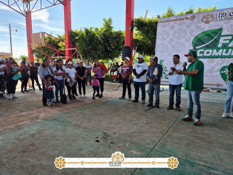 Gobierno de Izúcar de Matamoros fortalece espacios públicos con faena comunitaria