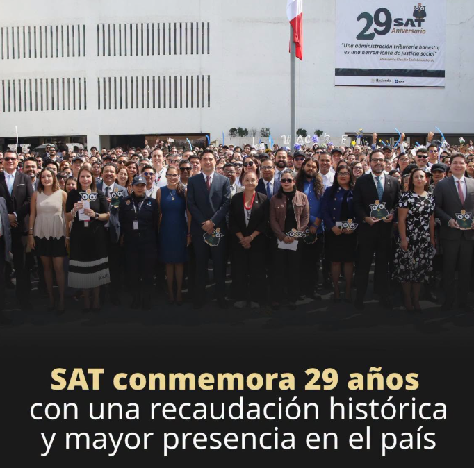 SAT celebra 29 años con recaudación cercana a 3 billones de pesos y más de 17 millones de atenciones