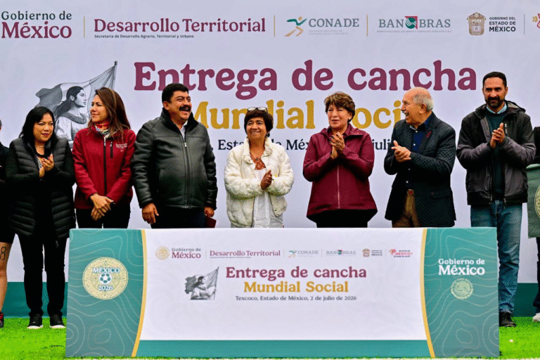El Mundial Social 2026 avanza en el Estado de México con nuevas canchas para impulsar el deporte