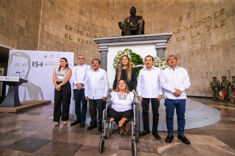 Congreso de Chiapas rinde homenaje a Benito Juárez en su 154 aniversario luctuoso