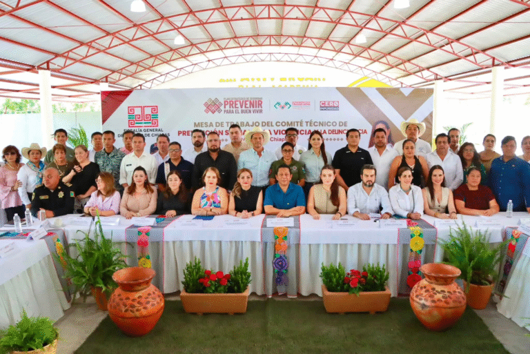 Villaflores se suma a estrategia estatal para prevenir la violencia y fortalecer la paz social