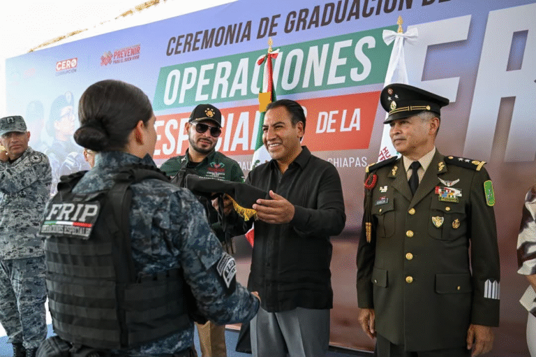 Eduardo Ramírez fortalece la profesionalización de la Fuerza de Reacción Inmediata Pakal