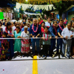 Inaugura Ángel Torres una calle más en la colonia Adonahí