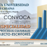 UNACH abre convocatoria 2026 para la Especialidad en Procesos Culturales Lecto-Escritores