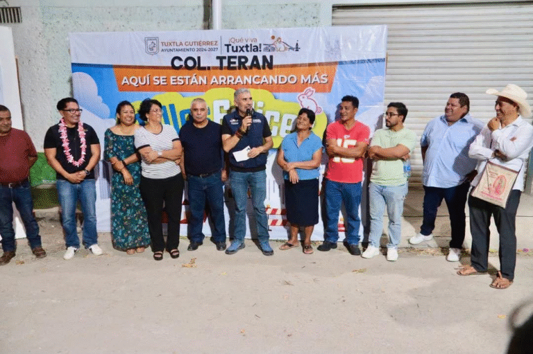 Ángel Torres impulsa Calles Felices en beneficio de familias de Terán