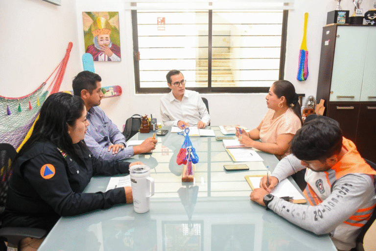 Refuerzan acciones de Protección Civil en comunidades de Berriozábal ante temporada de lluvias