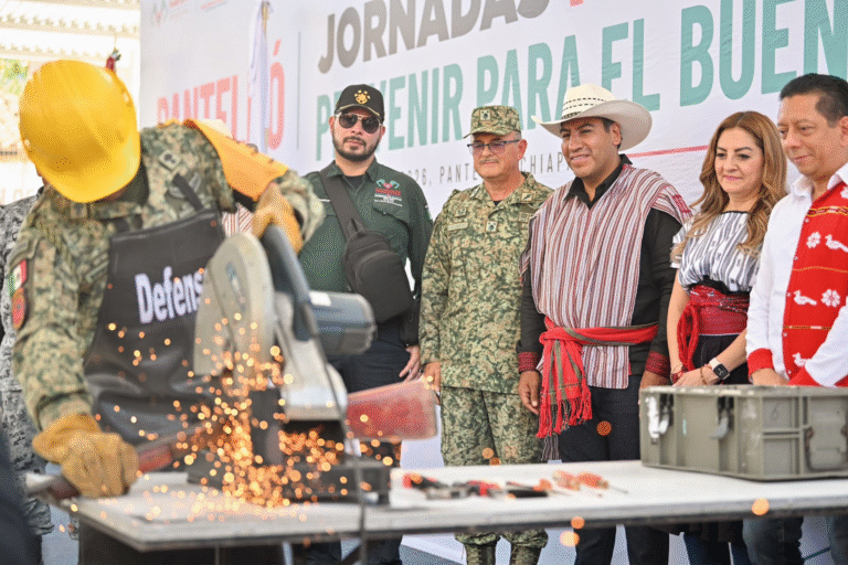 Eduardo Ramírez encabeza Jornada por la Paz y da inicio a obras de agua potable en Pantelhó