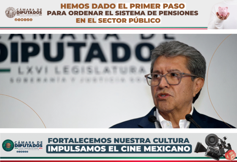 Ricardo Monreal prepara una agenda legislativa amplia para el próximo periodo ordinario