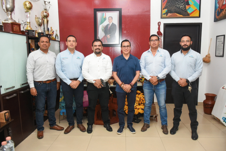 Jorge Acero fortalece coordinación con Telmex para mejorar los servicios de telecomunicaciones en Berriozábal