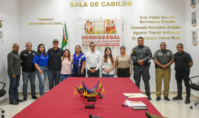 Berriozábal fortalece coordinación en seguridad durante sesión del Consejo Municipal