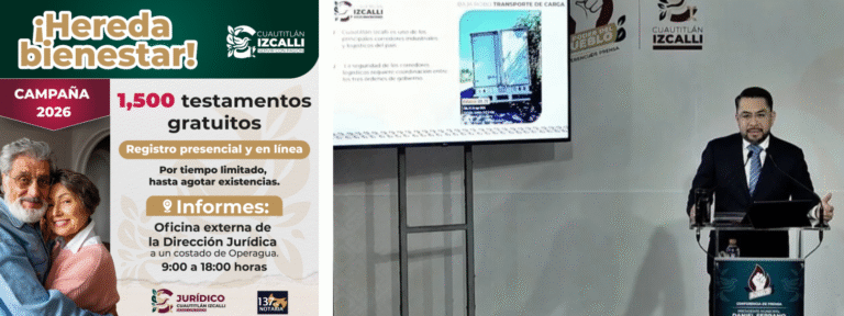 Cuautitlán Izcalli reduce 28.4% el robo a transporte de carga durante el primer semestre de 2026