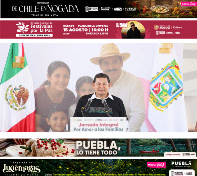 Alejandro Armenta acerca salud, apoyos y bienestar a familias de Puebla con la Jornada “Por Amor a las Familias”