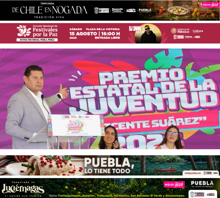 Alejandro Armenta refrenda respaldo a las juventudes con el Premio Estatal de la Juventud 2026