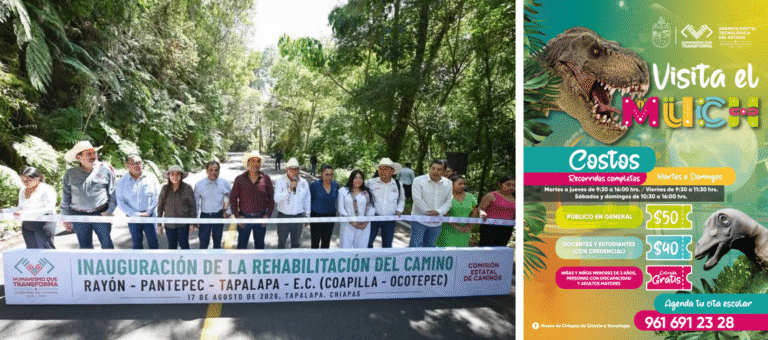 Eduardo Ramírez fortalece la conectividad de Tapalapa con rehabilitación de camino