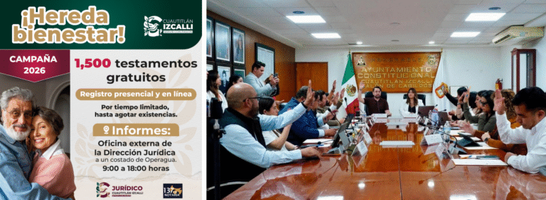 Ayuntamiento de Cuautitlán Izcalli aprueba modificación al Programa Anual de Obra 2026