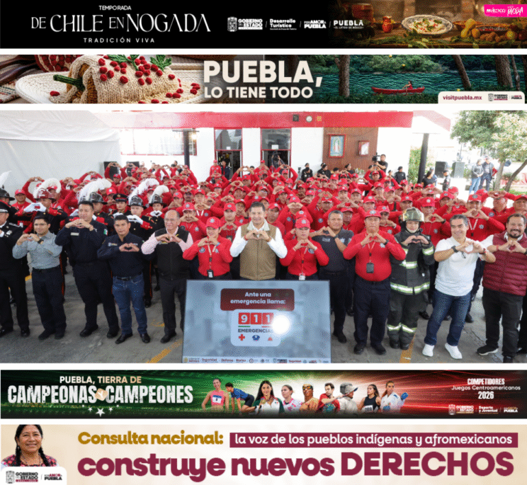 Puebla reconoce a sus bomberos con vivienda, equipamiento y mejores condiciones laborales