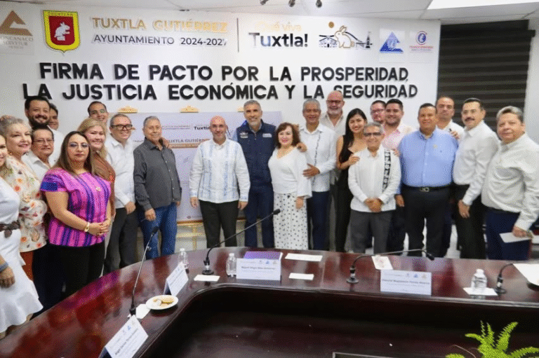 Pacto entre instituciones, empresas y academia busca fortalecer la prosperidad de Tuxtla