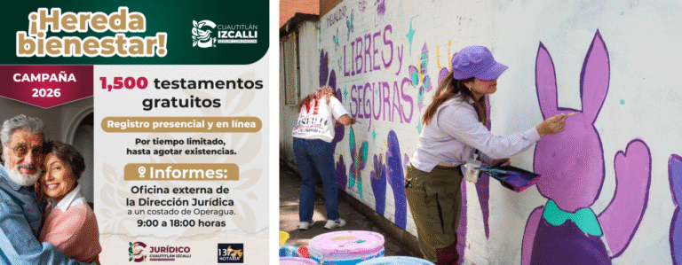 Cuautitlán Izcalli recupera espacios públicos para fortalecer la seguridad de las mujeres