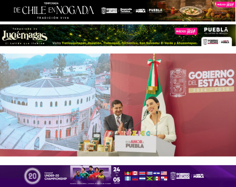 Puebla será sede del Tianguis Turístico México 2027 del 9 al 12 de marzo
