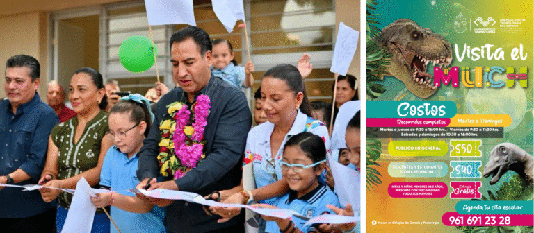 Eduardo Ramírez fortalece infraestructura educativa en Chiapa de Corzo con inversión de 58 mdp