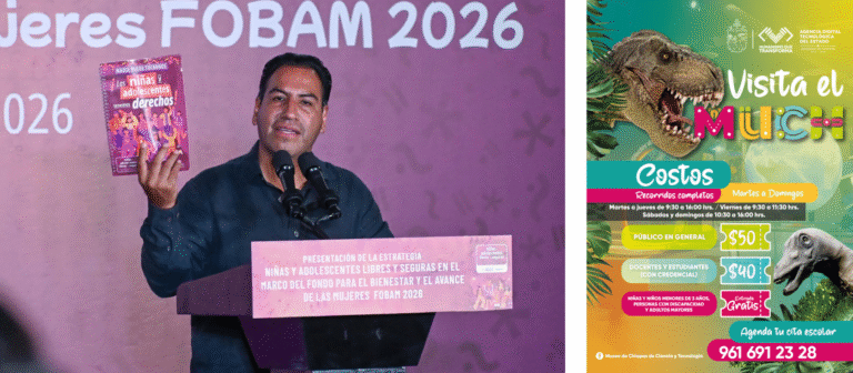 Eduardo Ramírez presenta en Palenque estrategia “Niñas y Adolescentes Libres y Seguras” para prevenir la violencia