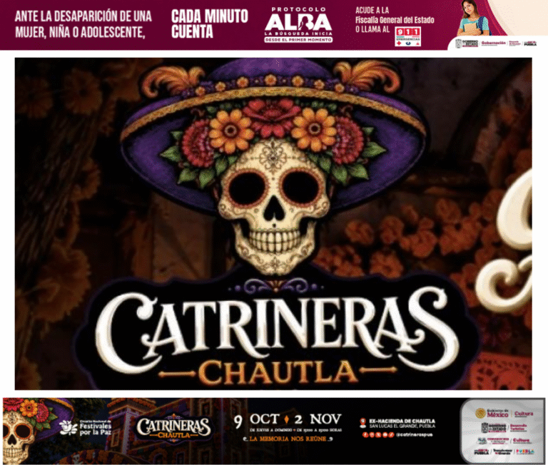 Catrineras Chautla 2026 llevará tradición, cultura y entretenimiento a Puebla