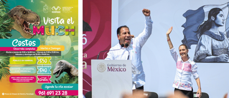 Claudia Sheinbaum y Eduardo Ramírez encabezan encuentro con el pueblo de Chiapas en Tuxtla Gutiérrez