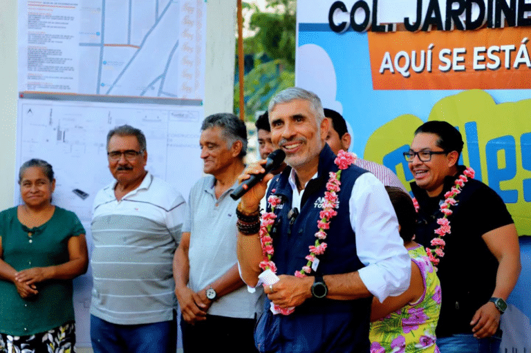 Ángel Torres impulsa nueva obra de Calles Felices en Jardines del Pedregal