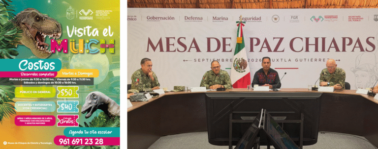 Eduardo Ramírez encabeza Mesa de Paz y refrenda coordinación con Fuerzas Armadas en Chiapas