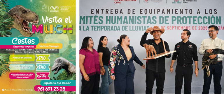 Fortalecen la protección civil en Amatán con entrega de equipamiento