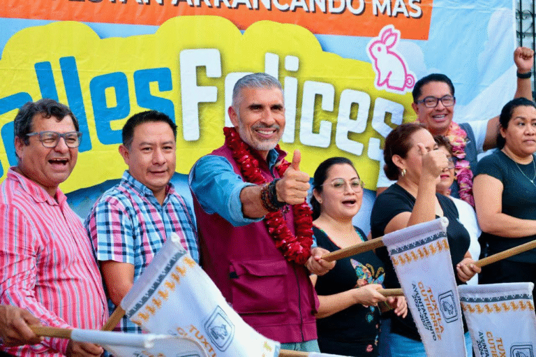 Ángel Torres pone en marcha obra vial en Jardines del Pedregal para atender demanda vecinal