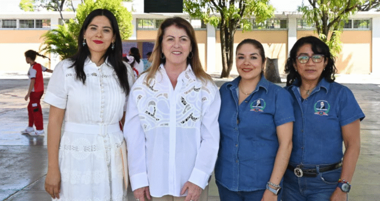 Margarita González Saravia fortalece la seguridad escolar con obras en primaria de Jojutla