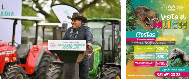 Eduardo Ramírez abre ventanilla para facilitar la adquisición de maquinaria agropecuaria en Chiapas