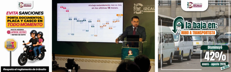 Daniel Serrano reporta reducción del 25% en delitos de alto impacto en Cuautitlán Izcalli