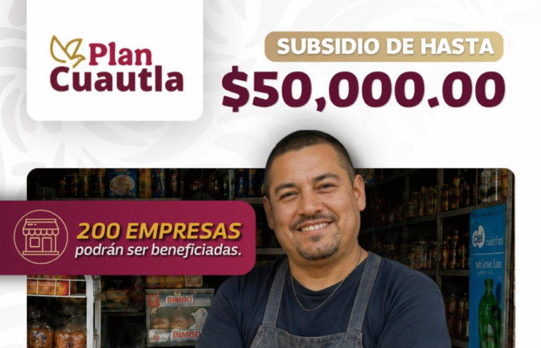 Margarita González Saravia impulsa la reactivación económica de Cuautla con subsidios de hasta 50 mil pesos para negocios