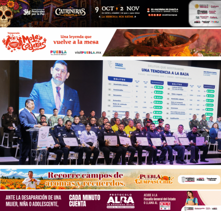 Alejandro Armenta reconoce a guardianes de Puebla y anuncia reforma para impulsar vivienda para policías y cuerpos de emergencia