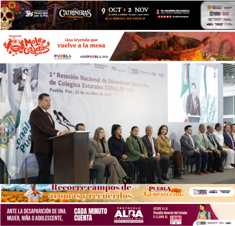 Alejandro Armenta anuncia inversión de 500 millones de pesos para transformar planteles CONALEP