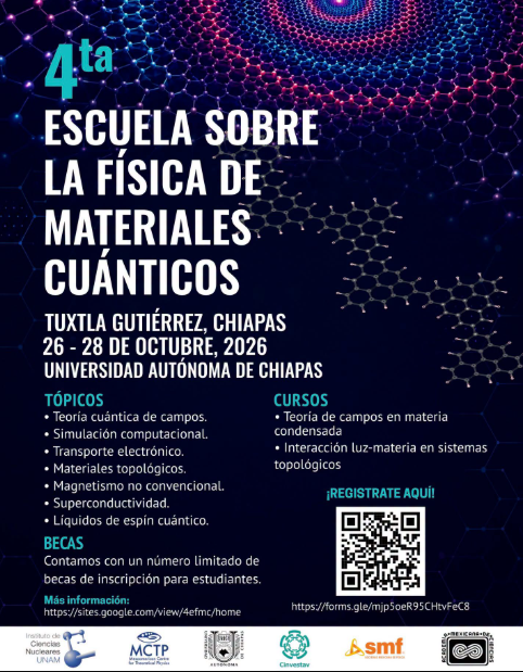 UNACH prepara cuarta Escuela sobre Física de Materiales Cuánticos en Tuxtla Gutiérrez